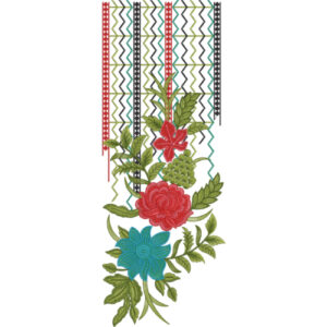 Neckline Embroidery Design