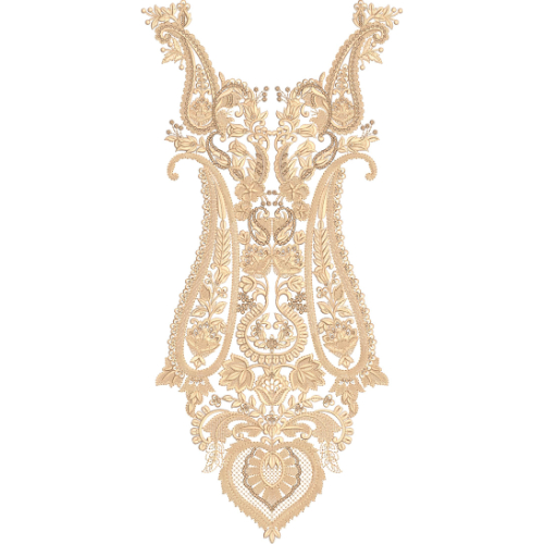 Beautiful Neck Embroidery Design