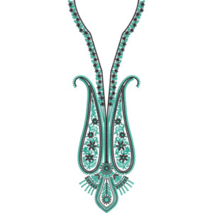 Beautiful Neck Embroidery Design