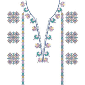 Beautiful Neck Embroidery Design