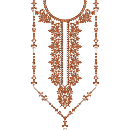 Neck Kurta Embroidery Design