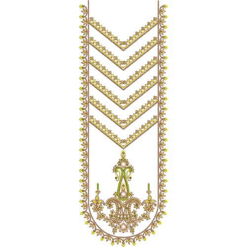 Simple Neck Embroidery Design
