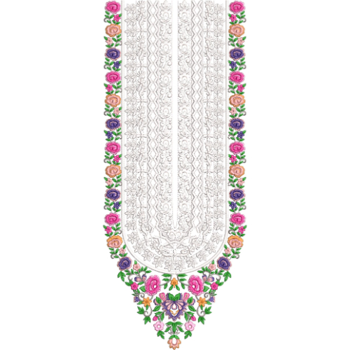 Simple Neck Embroidery Design