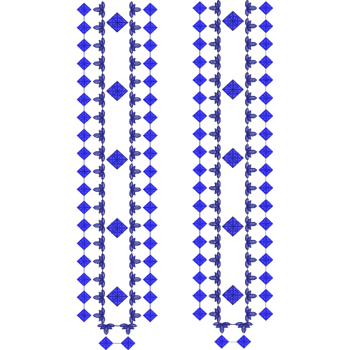 Unique Neck Embroidery Design