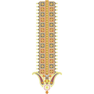 Neckline Embroidery Design