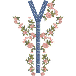 Simple Neck Embroidery Design