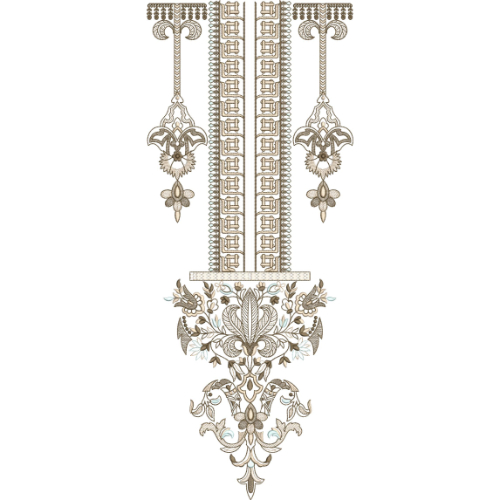 Simple Neck Embroidery Design