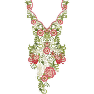 Beautiful Neck Embroidery Design