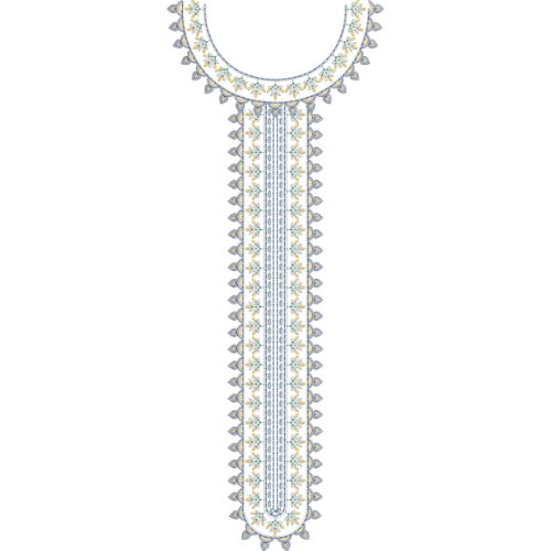 Neck Kurta Embroidery Design