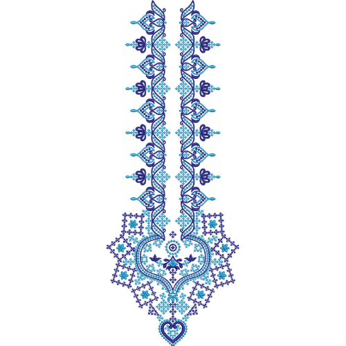Neck Gala Embroidery Design