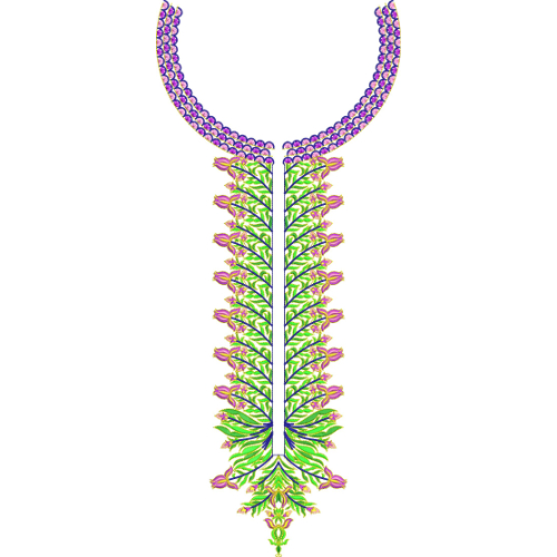 Neck Kurta Embroidery Design