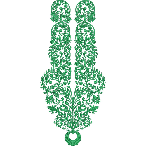Beautiful Neck Embroidery Design