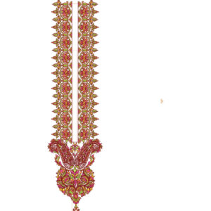 Beautiful Neck Embroidery Design