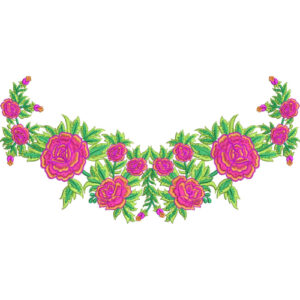Simple Neck Embroidery Design