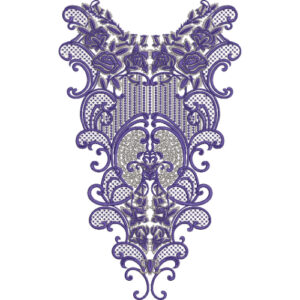 Unique Neck Embroidery Design