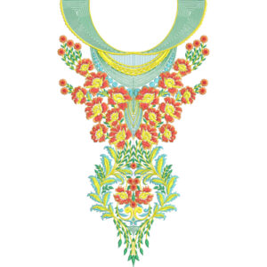 Neck Gala Embroidery Design
