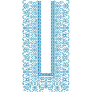 Unique Neck Embroidery Design