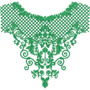 Neckline Embroidery Design