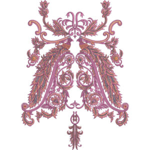 Neck Flower Embroidery Design