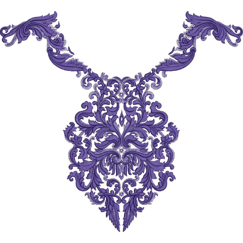 Neck Kurta Embroidery Design