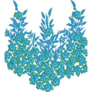 Neckline Embroidery Design