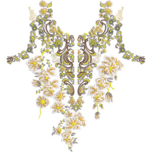 Neck Kurta Embroidery Design