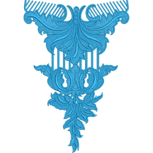 Beautiful Neck Embroidery Design