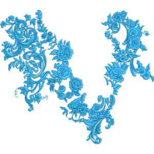 Simple Neck Embroidery Design