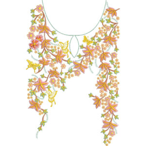 Neck Gala Embroidery Design