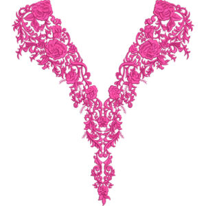 Simple Neck Embroidery Design