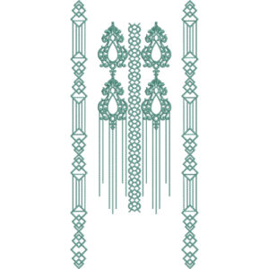 Neck Kurta Embroidery Design