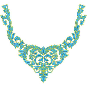 Beautiful Neck Embroidery Design