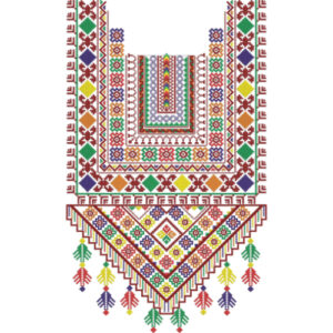 Simple Neck Embroidery Design