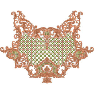 Neckline Embroidery Design