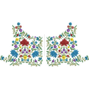Beautiful Neck Embroidery Design