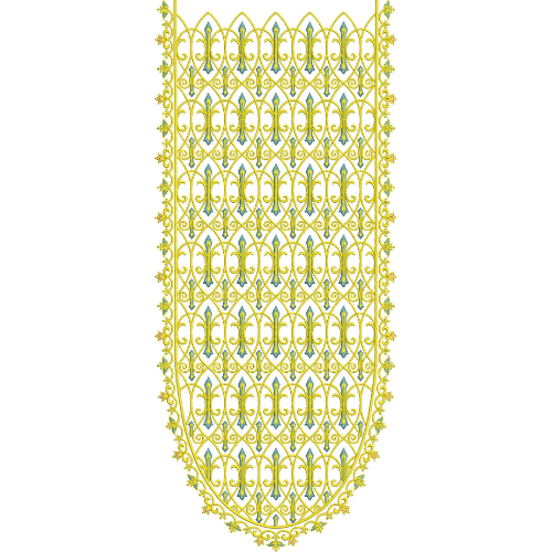 Neckline Embroidery Design