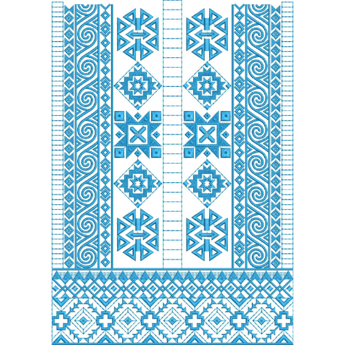 Neck Kurta Embroidery Design