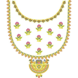 Beautiful Neck Embroidery Design