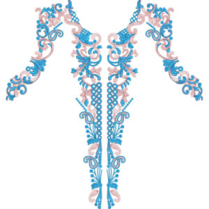 Simple Neck Embroidery Design