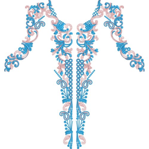 Simple Neck Embroidery Design