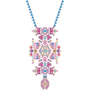 Neckline Embroidery Design