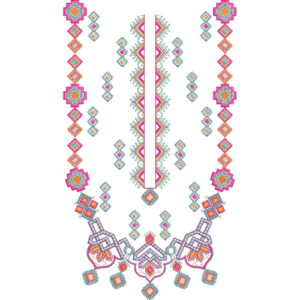 Simple Neck Embroidery Design