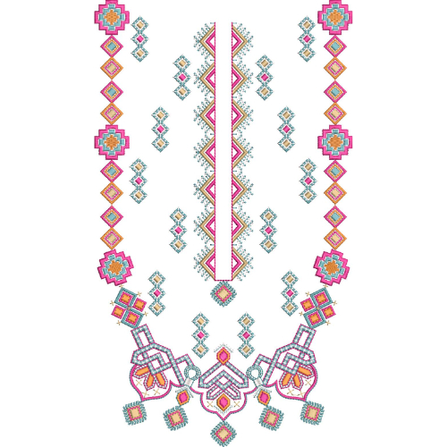 Simple Neck Embroidery Design