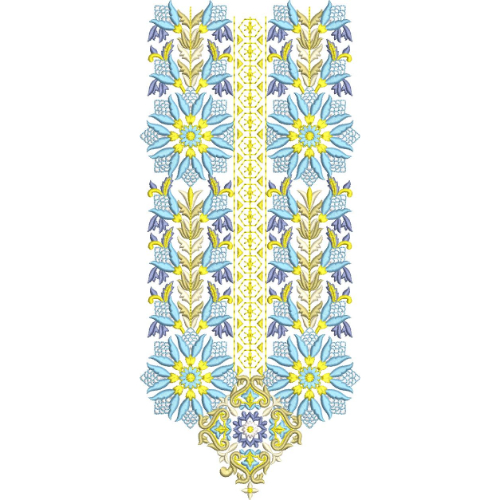 Beautiful Neck Embroidery Design