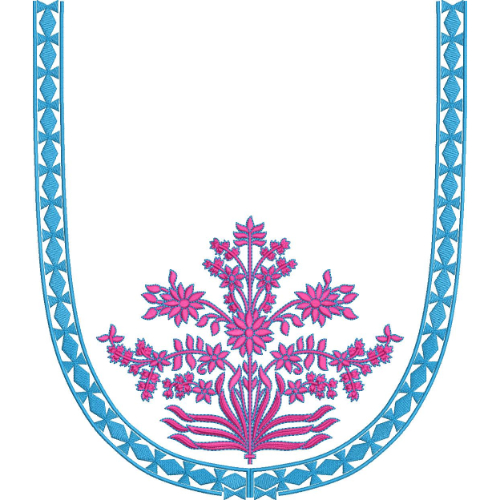 Simple Neck Embroidery Design