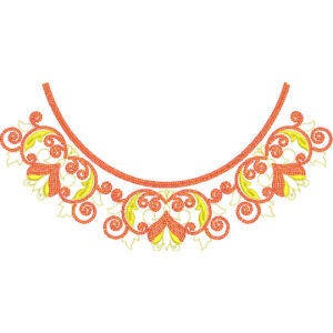Neck Gala Embroidery Design