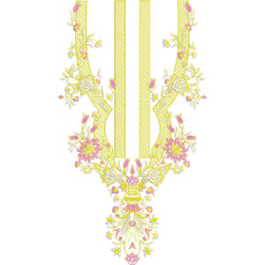 Neckline Embroidery Design