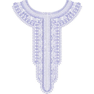 Neck Gala Embroidery Design