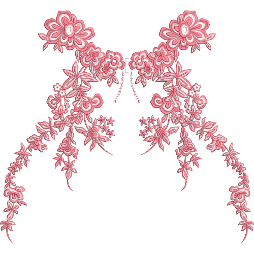 Neckline Embroidery Design