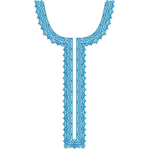 Unique Neck Embroidery Design